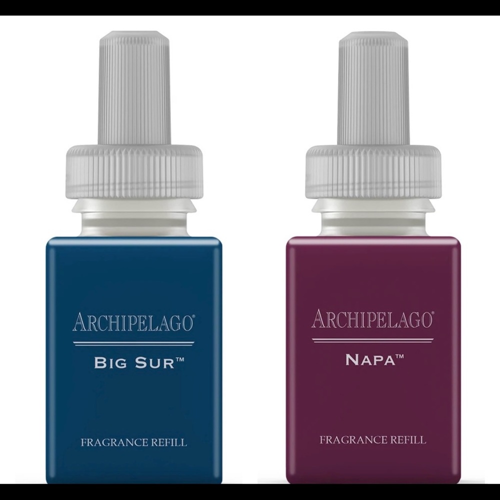 Pura x Archipelago Home Fragrance Napa and Big Sur Diffuser Refills